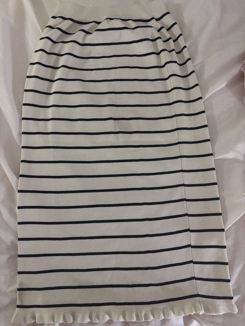 Striped Knit Top and Skirt Set (Category: Sets or Coordinates) located in General Trias. Submitted by misousoup (Listing ID 1435574017, Image 3). Description: - Top and skirt set - Worn once - Negotiable.