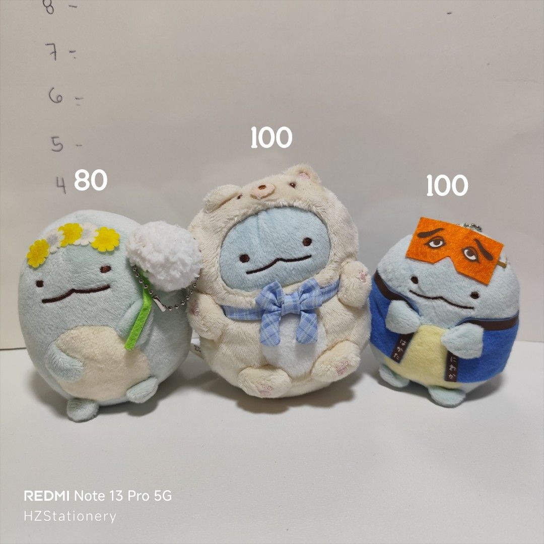 SUMIKKO GURASHI Original keychains charms (Category: Character Goods) located in Manila. Submitted by hzdeclutterstuffscollectionsph (Listing ID 1432126489, Image 3). Description: price range: 50 -200 ❌SOLD TOKAGE 80❌ ✅items are sold AS IS. ✅NO ISSUE ✅with etiketa / paper tag 🎁GIFT-READY ‼️Buyers are encouraged to check the photos carefully and ask questions before purchasing. NO COD MOP: G•CASH/Cash on Pick up.