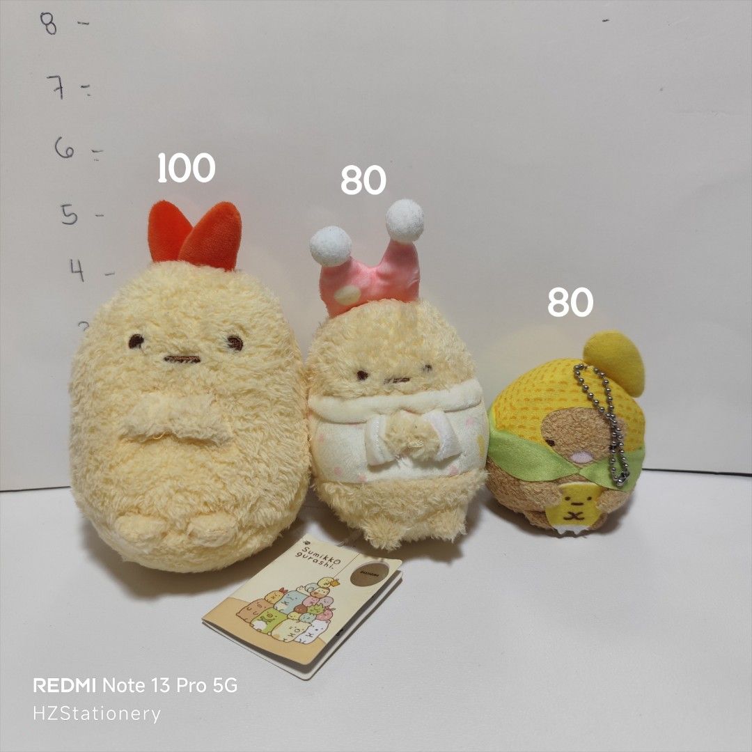 SUMIKKO GURASHI Original keychains charms (Category: Character Goods) located in Manila. Submitted by hzdeclutterstuffscollectionsph (Listing ID 1432126489, Image 2). Description: price range: 50 -200 ❌SOLD TOKAGE 80❌ ✅items are sold AS IS. ✅NO ISSUE ✅with etiketa / paper tag 🎁GIFT-READY ‼️Buyers are encouraged to check the photos carefully and ask questions before purchasing. NO COD MOP: G•CASH/Cash on Pick up.