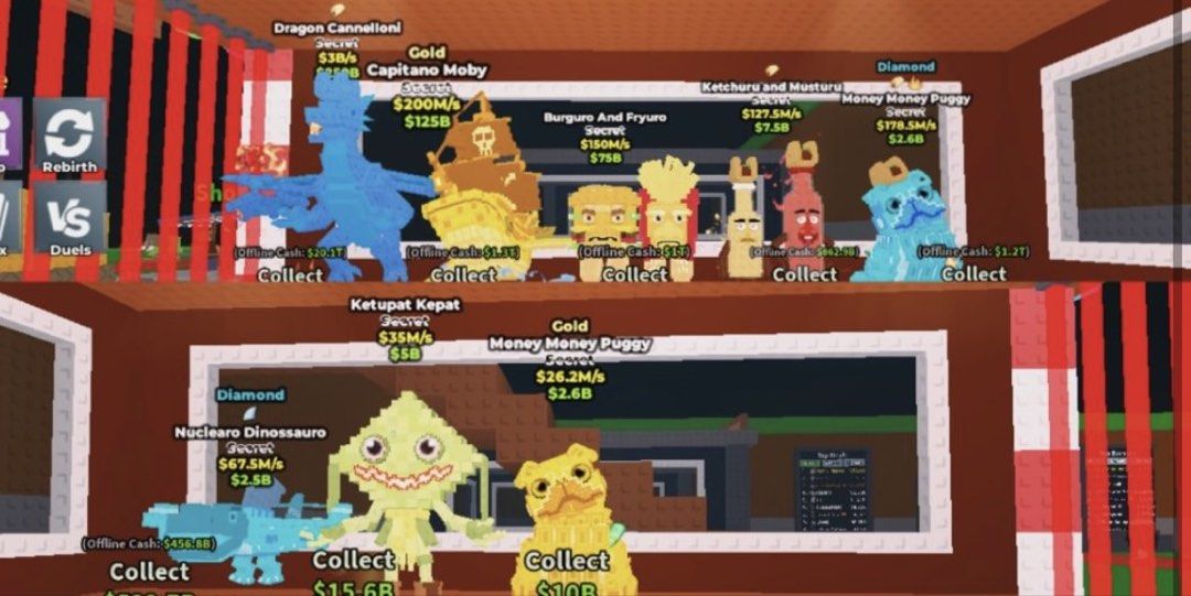 SUPER CHEAP BRAINROTS (Category: Figurines & Statues) located in Kuala Lumpur. Submitted by amrameen7539877 (Listing ID 1435551921, Image 1). Description: - Dragon Cannelloni - Capitano Moby - Burguro And Fryuro - Ketchuru and Musturul - Money Money Puggy - Ketupat Kepat - Nuclearo Dinossauro .