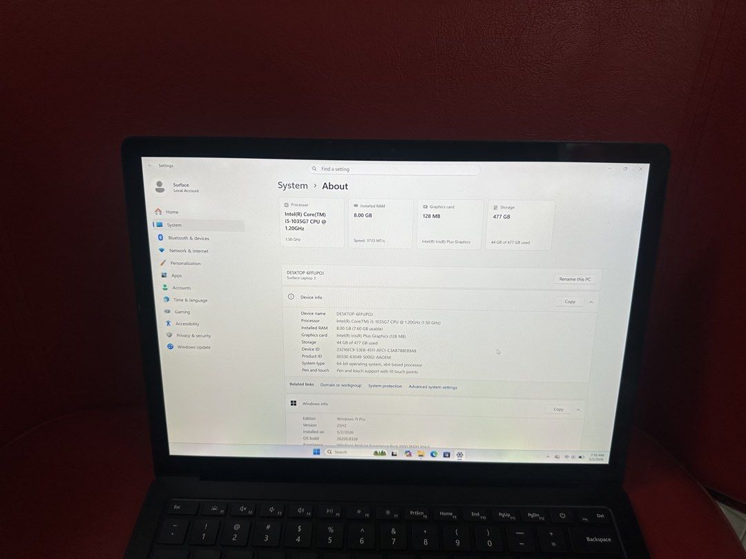 Surface Laptop 3 (pen and touch support)443237126143354883