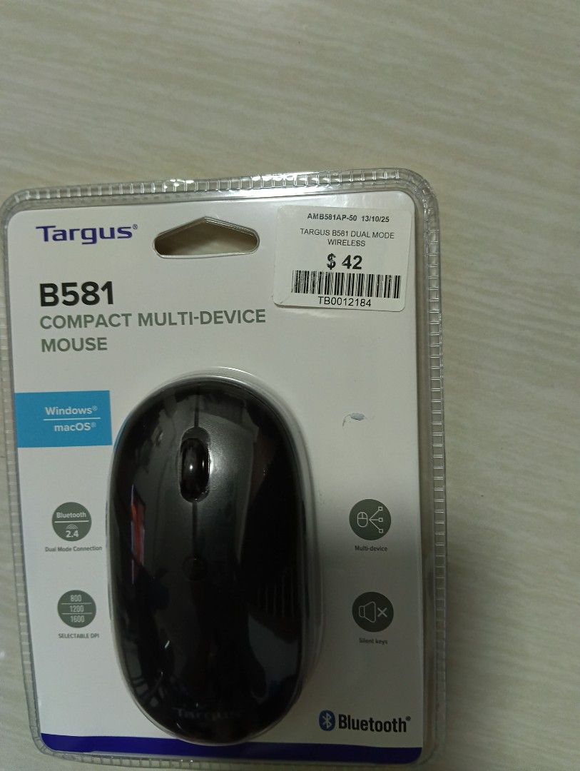 Targus B581 Compact Multi-Device Wireless Mouse443116868464824320