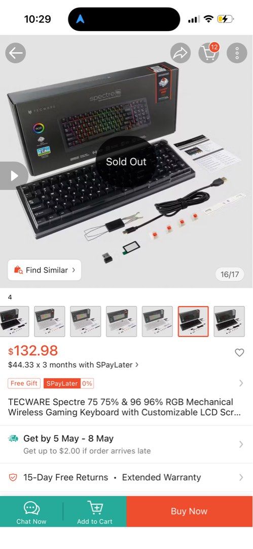 Tecware Spectre 75  Keyboard443223962750832642