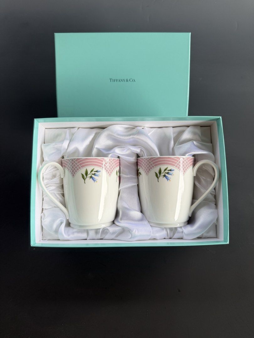 Tiffany & Co. Bouquet Mugs - Set of 2