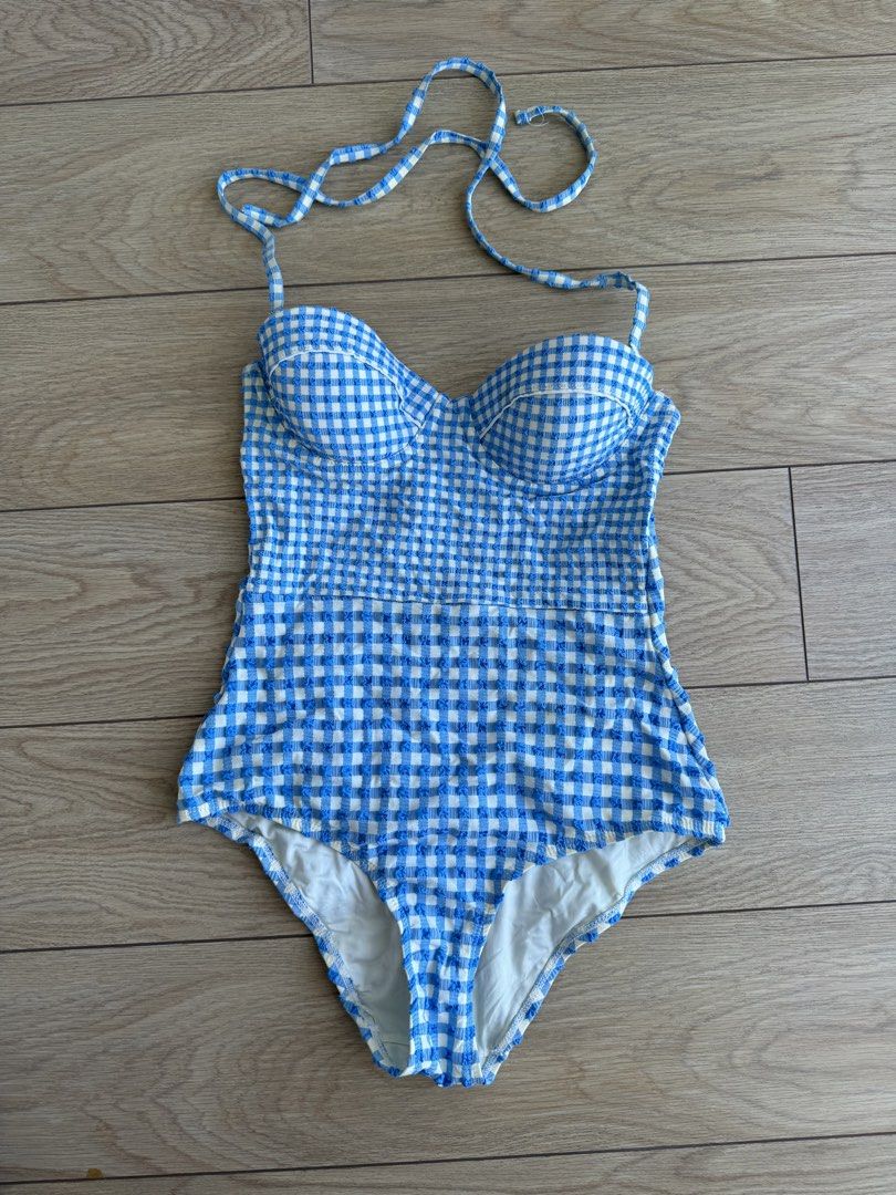 Top shop gingham swimsuit (Category: Bikinis & Swimsuits) located in Mandaluyong City. Submitted by clearanceaa (Listing ID 1435580168, Image 1). Description: Size 4 .