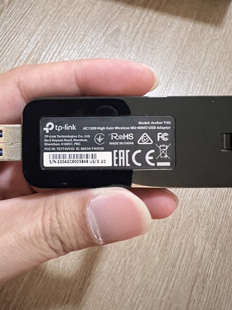 TP-Link AC1300 High Gain Wireless USB Adapter Archer T4U443222182446376962