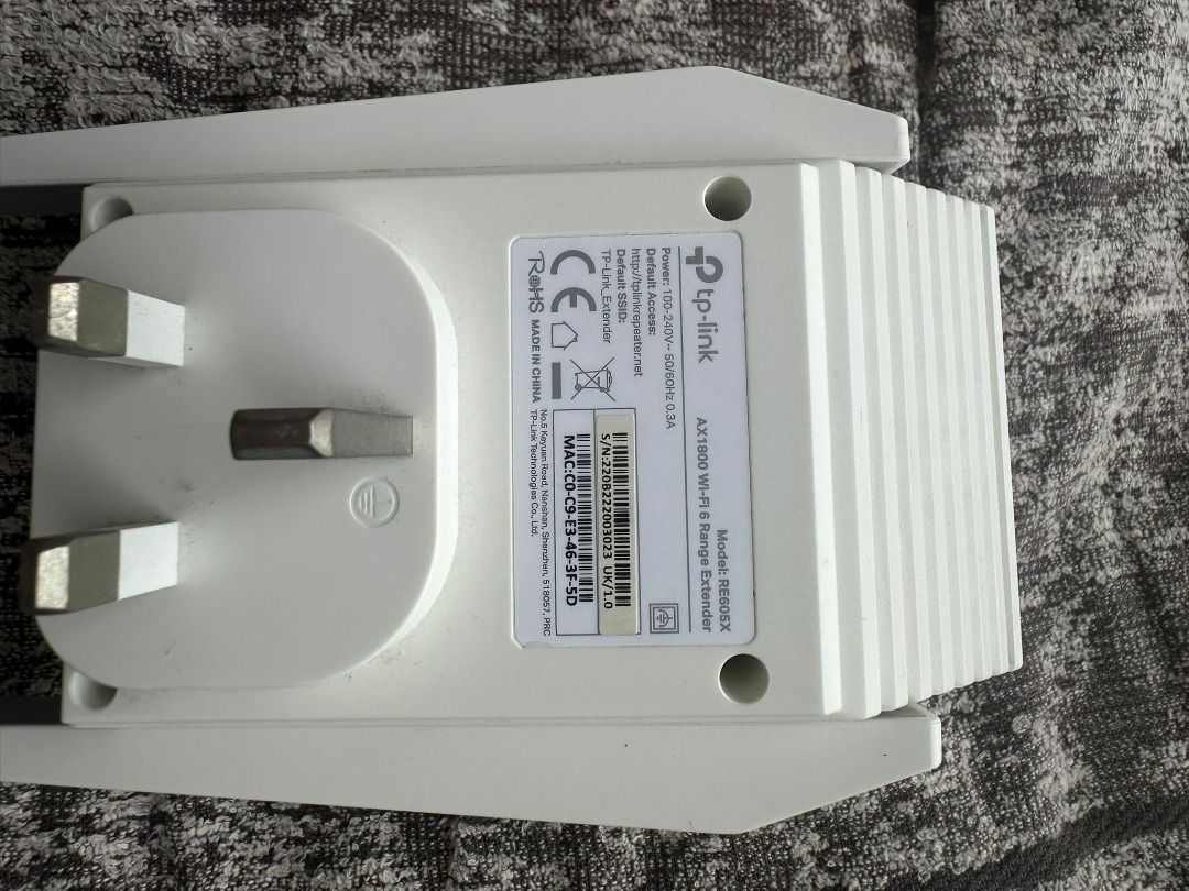 TP-Link AX1800 WiFi 6 Range Extender443366893914705923