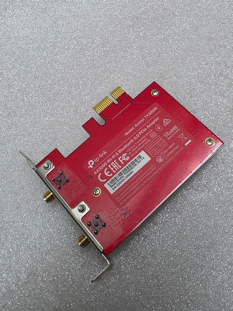 TP-Link AX3000 Wi-Fi 6 Bluetooth 5.0 PCIe Adapter443367767996508162