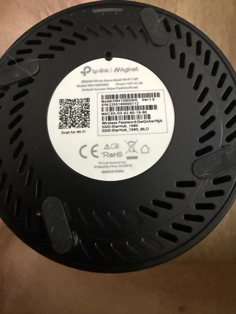 TP-Link BE6500 Whole Home Mesh Wi-Fi AP