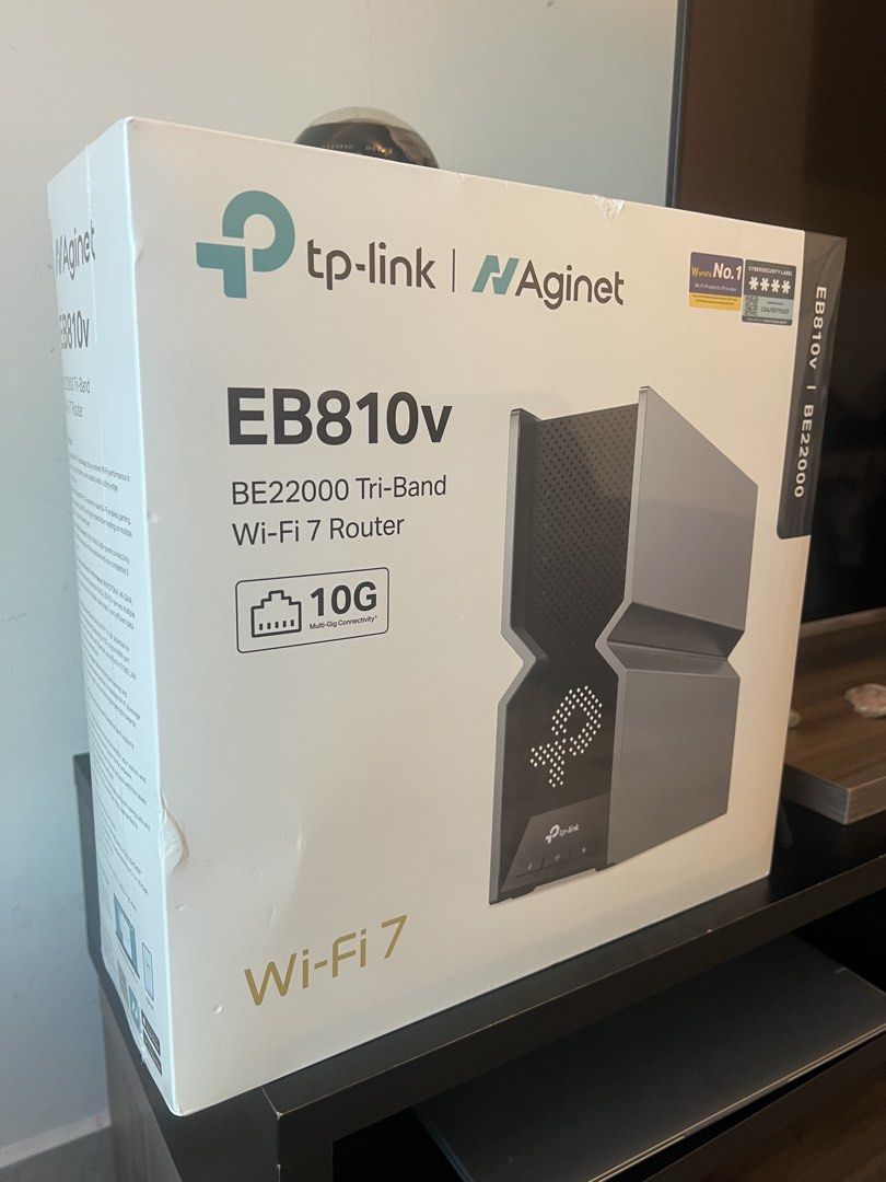 TP-Link EB810v BE22000 Tri-Band Wi-Fi 7 Router