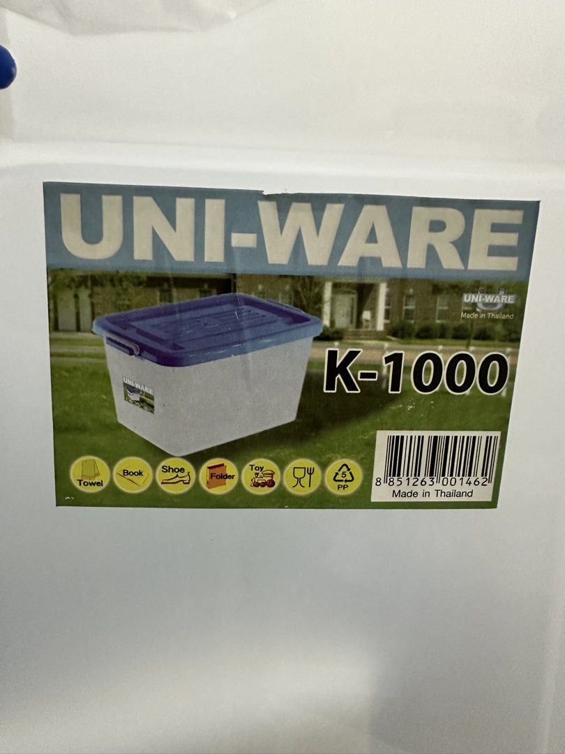 Uni-Ware K-1000 Storage Box - 2 Boxes443048200934543361