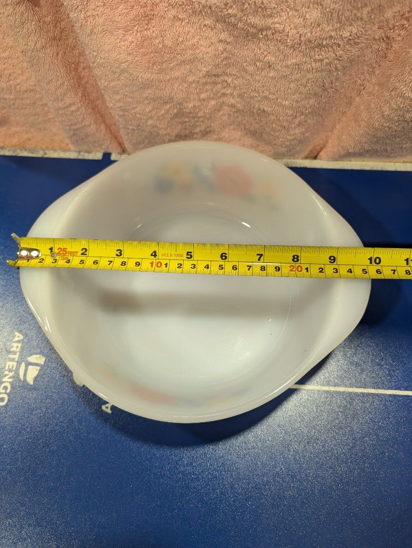 Vintage glasbake Floral Bowl443178418208788484