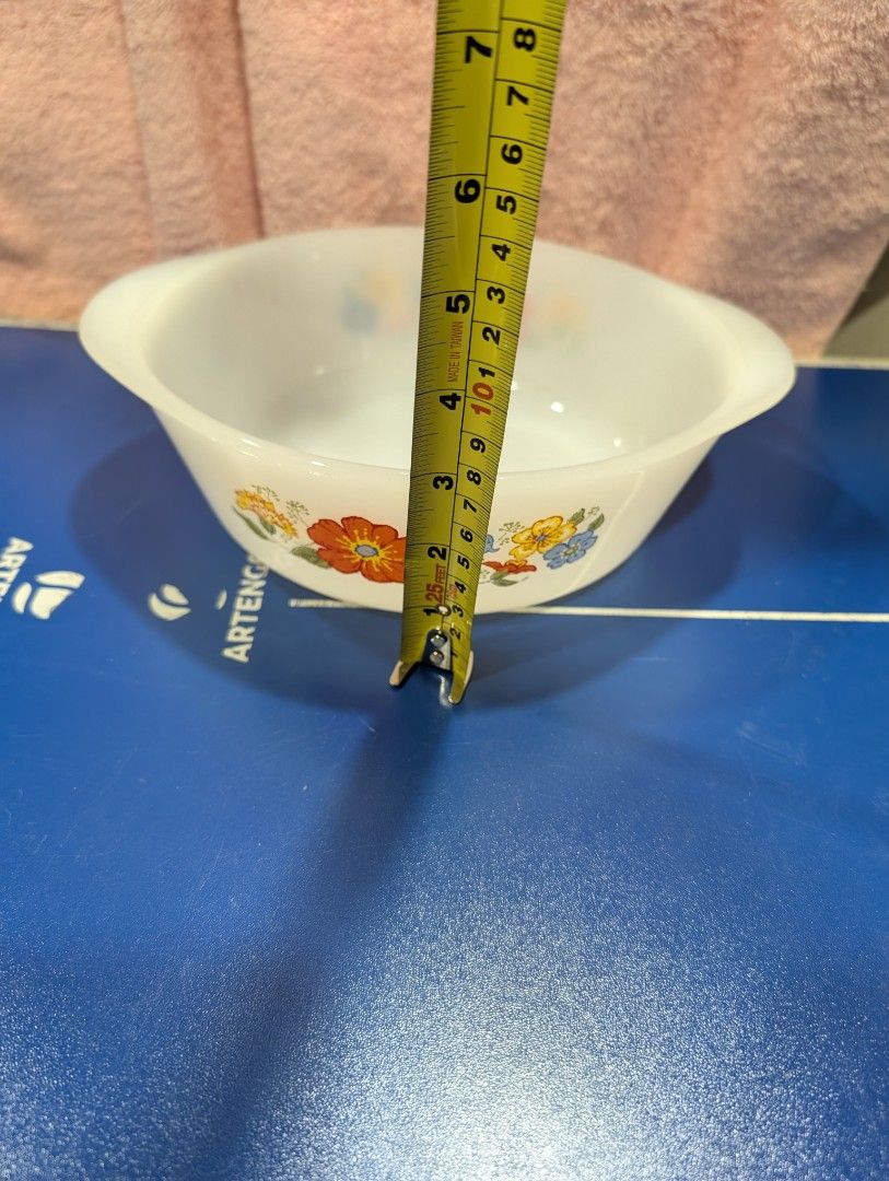 Vintage glasbake Floral Bowl443178418208788485