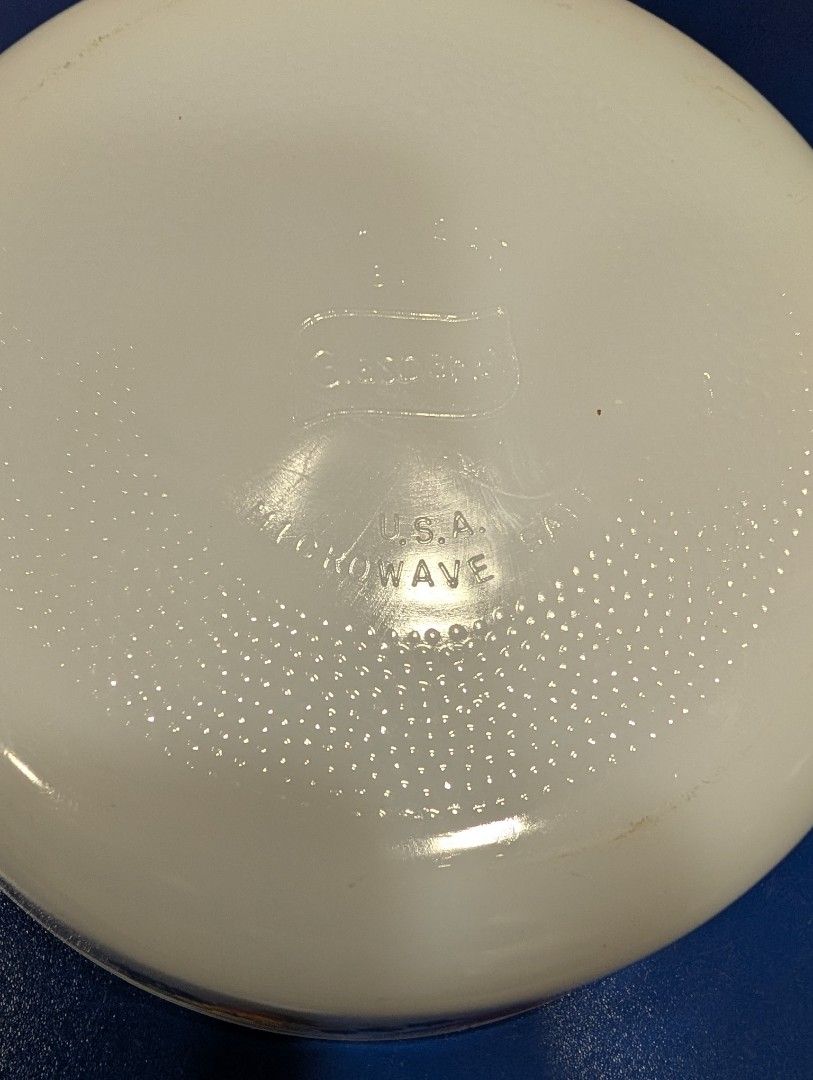 Vintage glasbake Floral Bowl443178418208788482