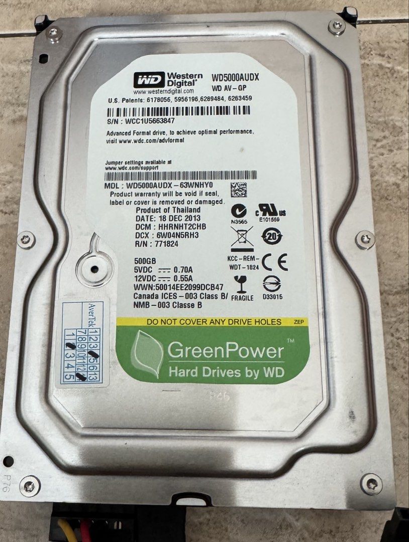 Western Digital Harddisk sata442881743049216000