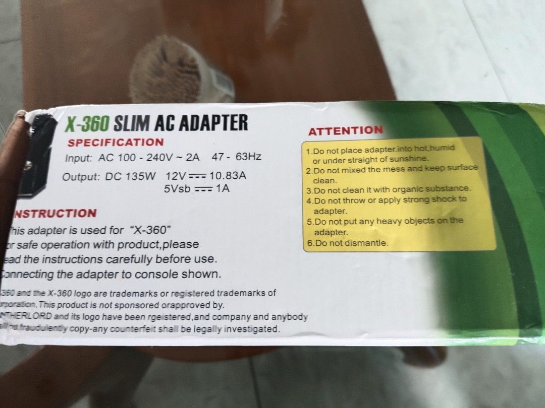 X-360 Slim AC Adapter442774412854579201