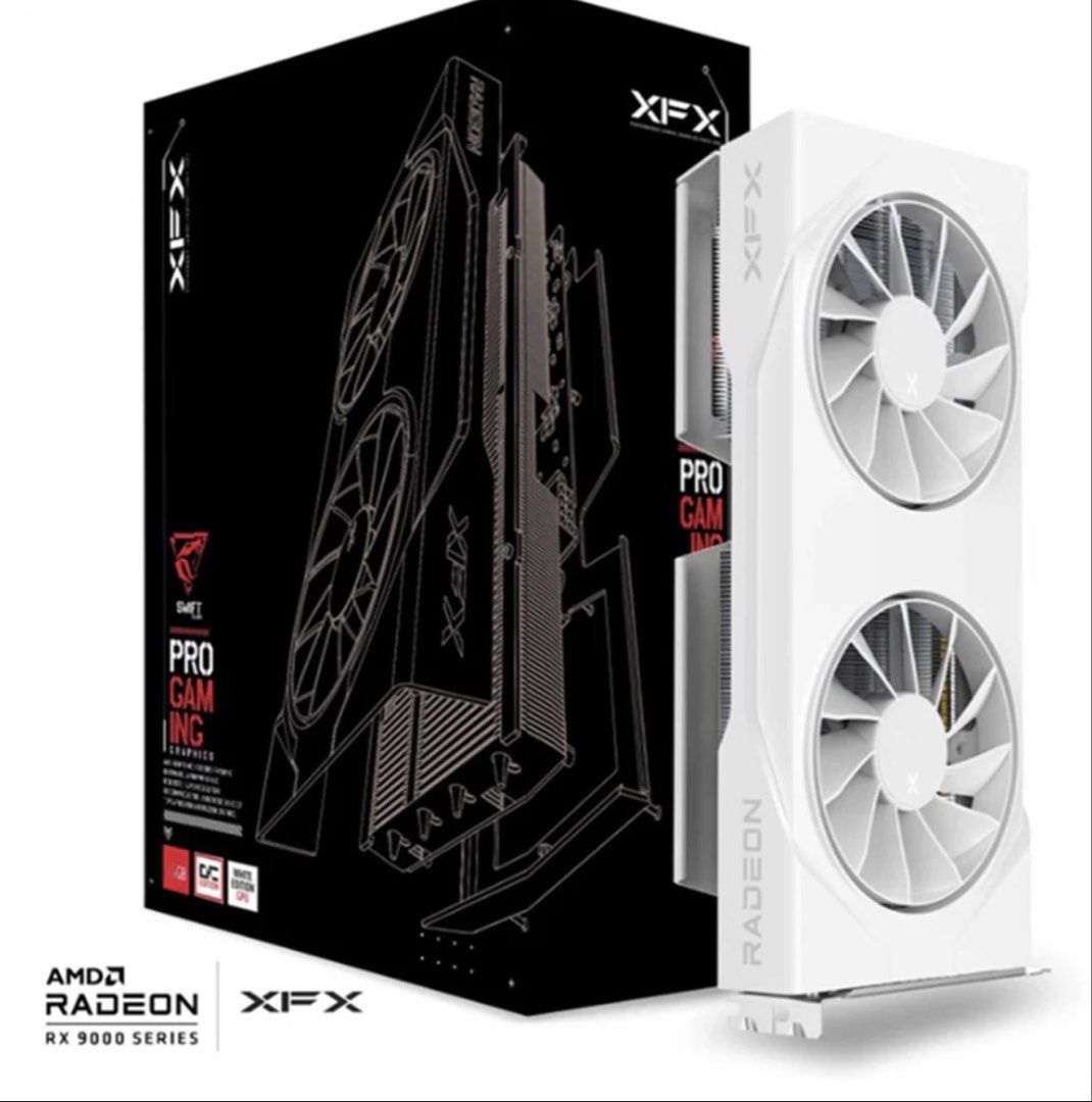 XFX Radeon RX 16GB 9060XT White