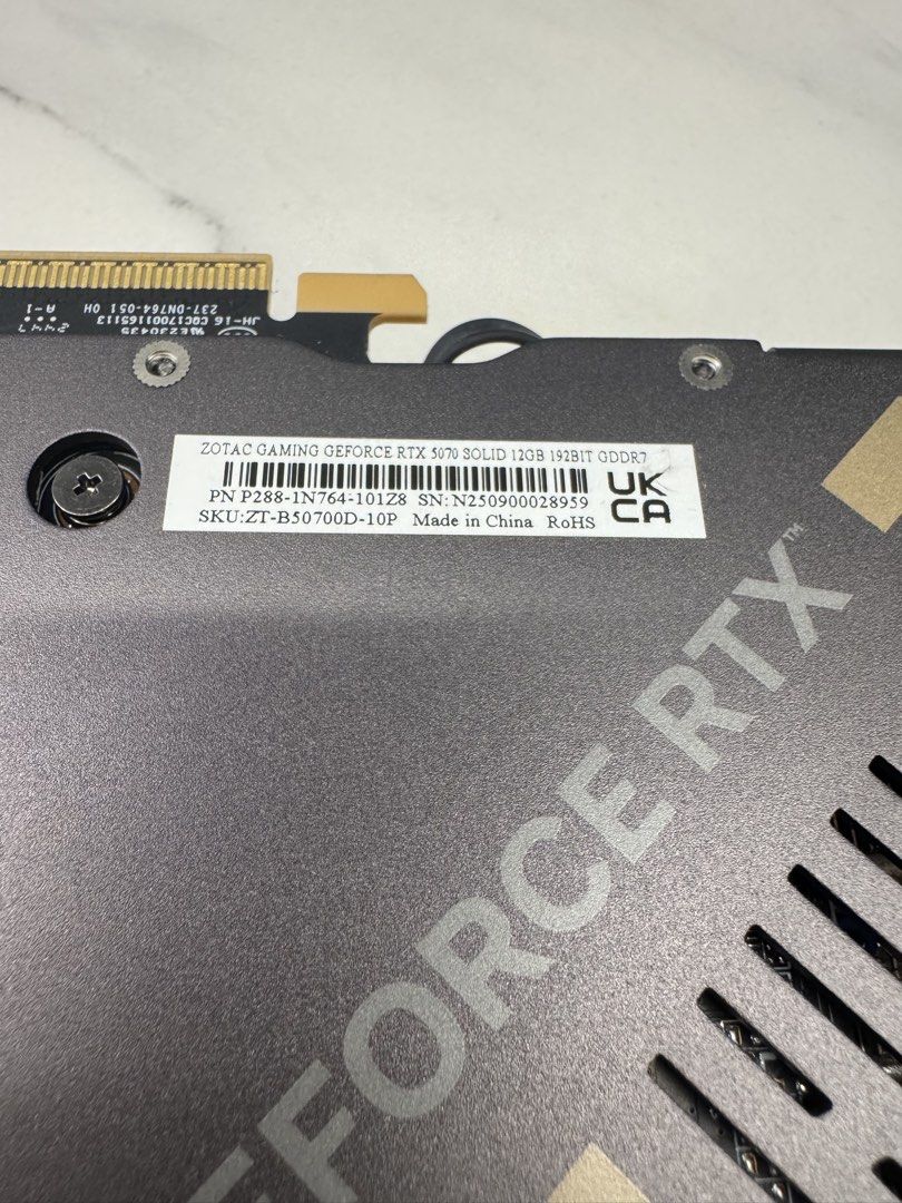 ZOTAC RTX 5070 SOLID443003260351303683