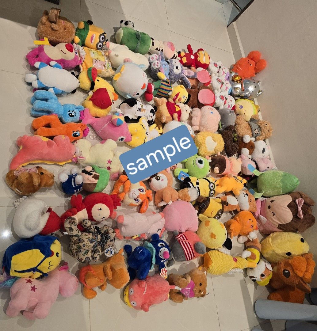 A bag of Assorted Plush Toys, Hobbies & Toys, Toys & Games on Carousell