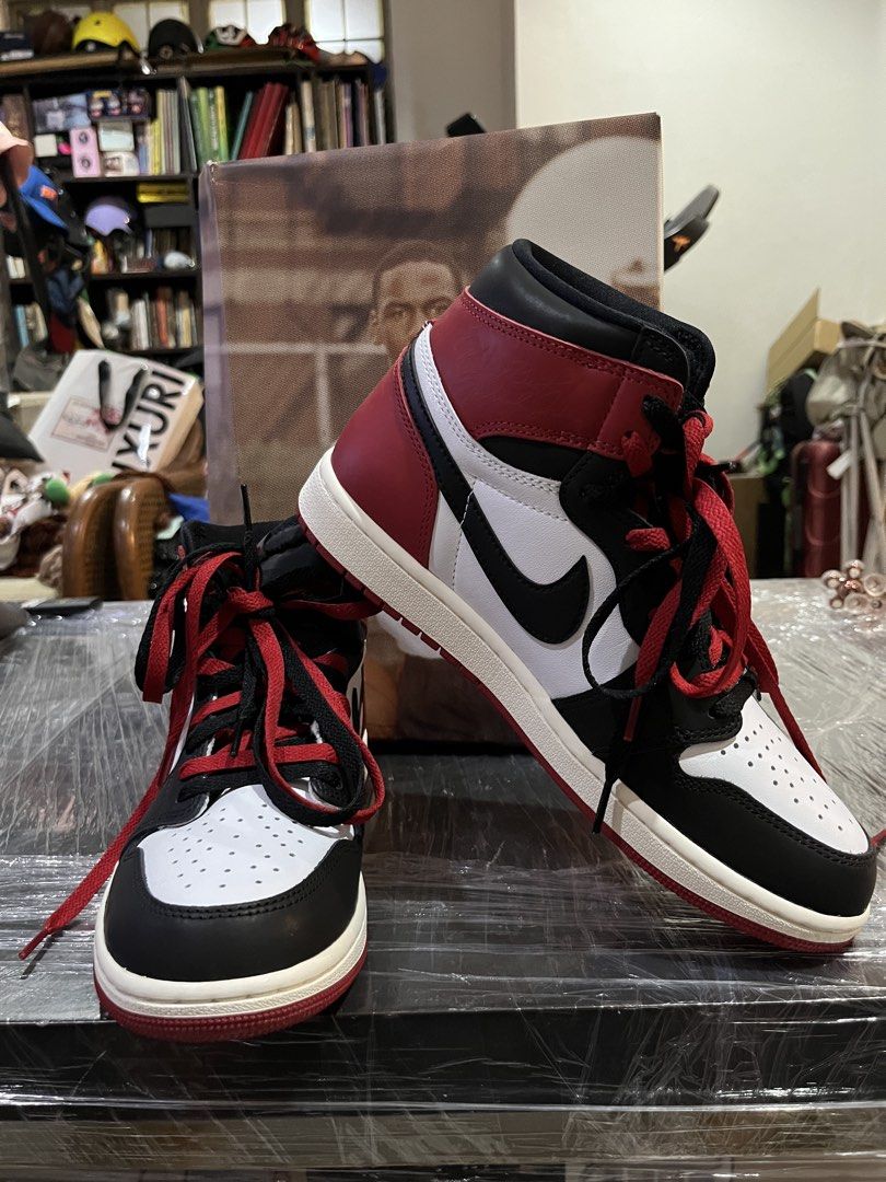 Air Jordan 1 Retro High OG (Category: Sneakers) located in Manila. Submitted by bdr.00 (Listing ID 1438929666, Image 1). Description: FOR SALE: Air Jordan 1 Retro High OG Colorway: White/Black/Varsity Red Size: US 9 / EU 42.5 Brand new / never used Complete with box (box has damage only) Clean black, white, and varsity red colorway with extra red and black lace setup. Great everyday pair or display piece for Jordan collectors. Price: ₱10,000 NEGO