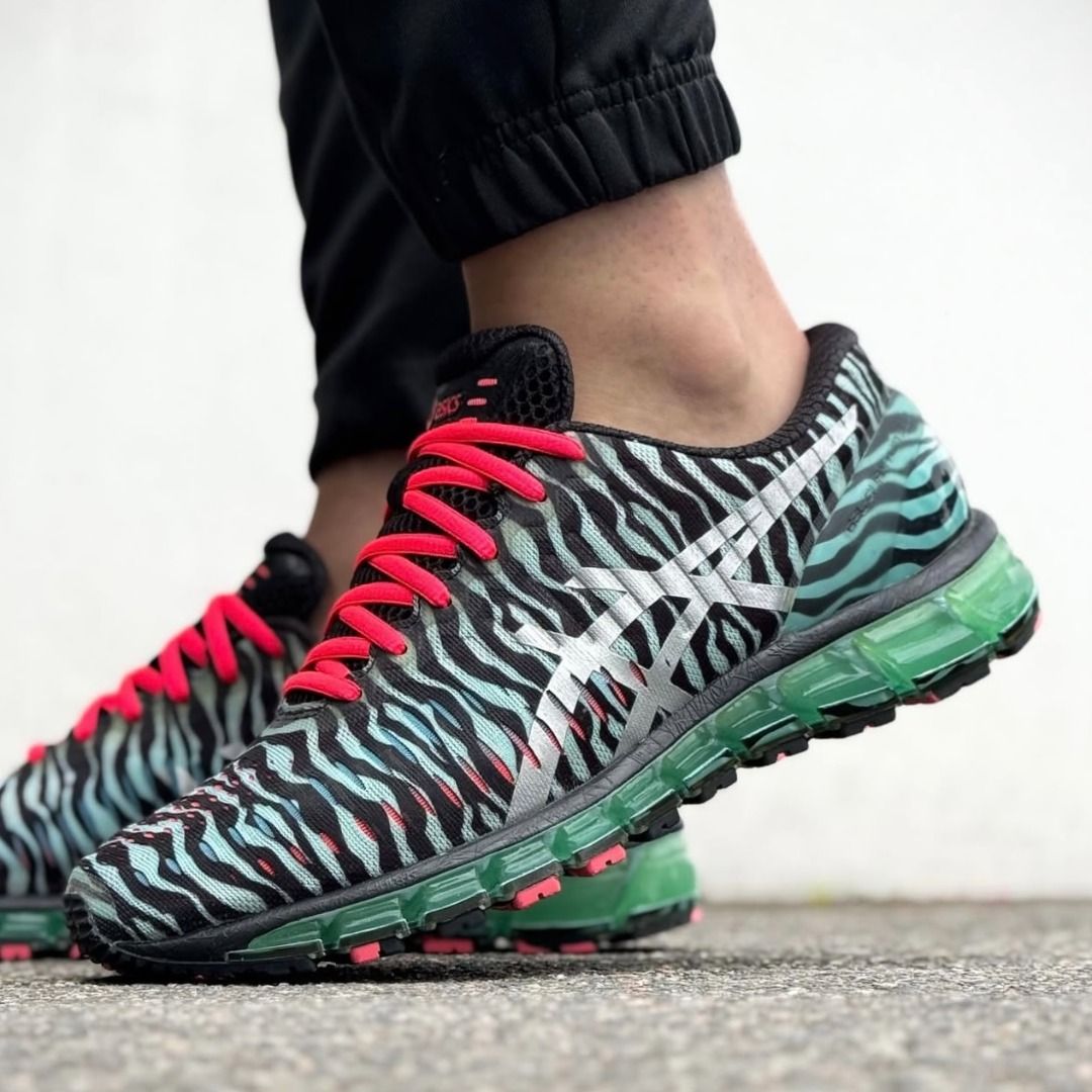 ASICS Gel-Quantum 360 Zebra Running Shoes (Category: Sneakers) located in Lucena. Submitted by the.hidden.closet (Listing ID 1437565639, Image 1). Description: DECLUTTERRING SALE ✨ SIZE 📏 CM: 25.5 US: 8 1/2 EURO: 40 Condition: 8/10 (needs cleaning only) Original Retail Price: ₱10,000+ • Send your offer if interested!.