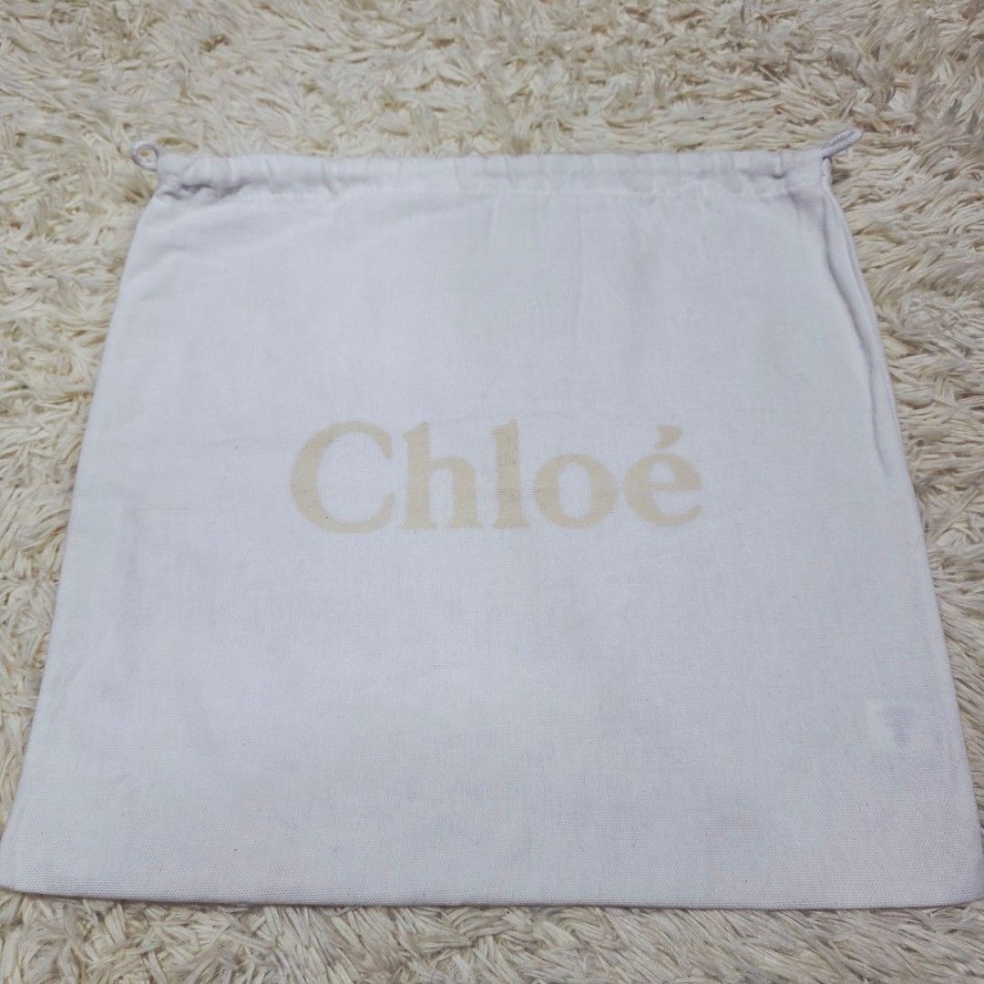 Authentic Chloe Dust bag 13x14 inches (Category: Luxury Bags & Wallets) located in Manila. Submitted by jfluxury.co (Listing ID 1438962518, Image 2). Description: excellent condition like new no flaws bought in Japan 🇯🇵 💯% Authentic. 😊 Money back guarantee. 😊 Clean and ready to use na.
