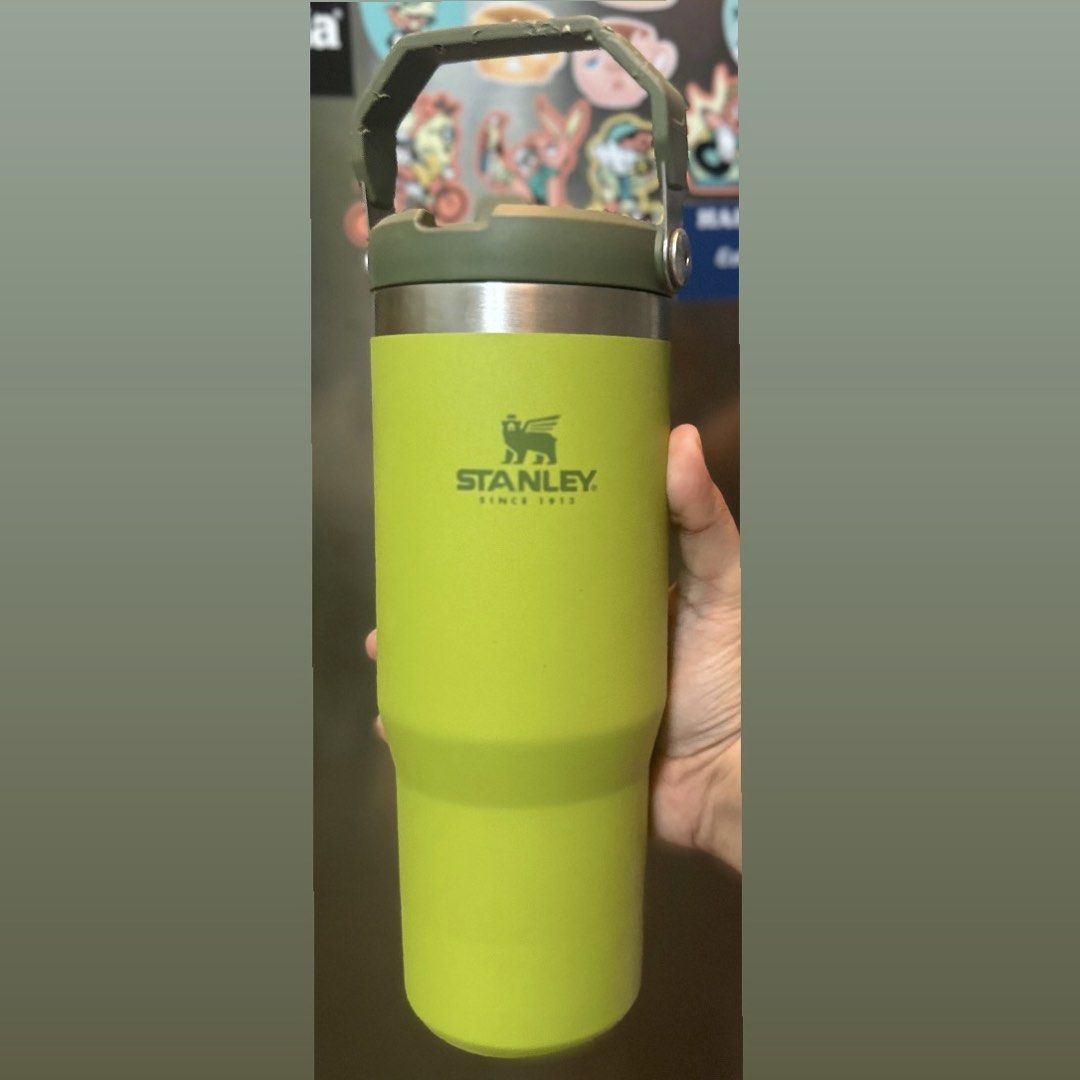 Authentic stanley iceflow flip straw tumbler (Category: Water Bottles & Tumblers) located in Manila. Submitted by maruko__ (Listing ID 1438931681, Image 1). Description: Authentic Bought in thailand No straw Damaged lid (ngatngat ng aso) Filled with water only.