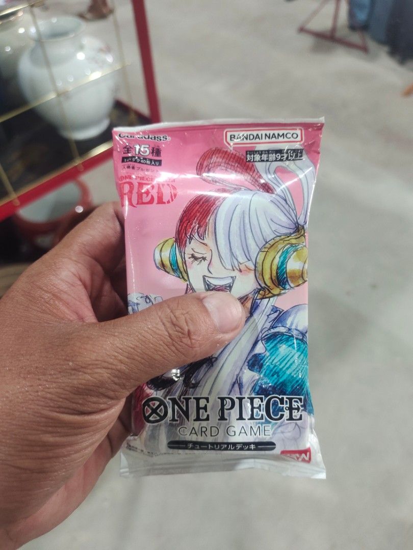 Bandai one piece game card (Category: Game Gift Cards & Accounts) located in Legazpi City. Submitted by jaycie.thrift23 (Listing ID 1438965975, Image 2). Description: one peace card game new.