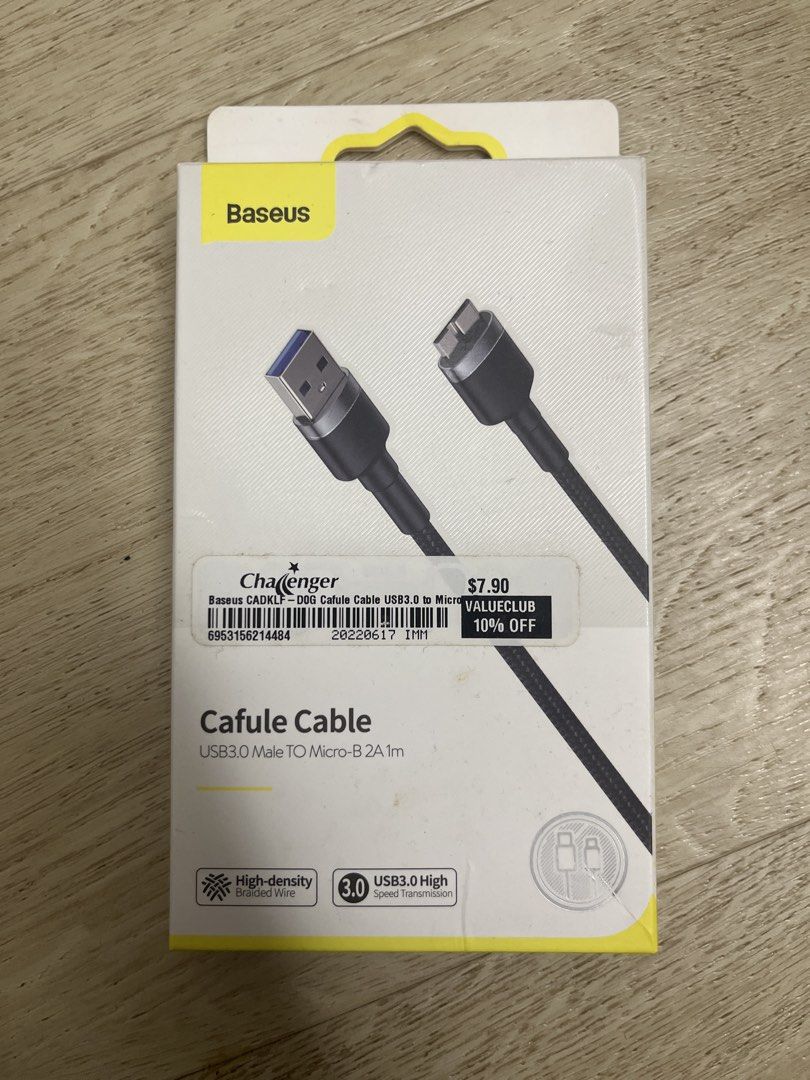 Baseus Cafule Cable USB3.0 to Micro-B 2A 1m459425957482352640