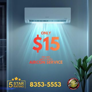 🚨$15 PER UNIT AIRCON SERVICE🚨 Collection item 1