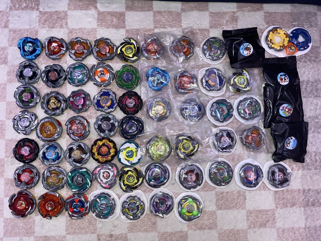 Beyblade X Assorted beys (Category: Action & Battle Toys) located in Pasig City. Submitted by bl5nk (Listing ID 1439064500, Image 2). Description: Decluttering 6,500 Mostly New Unsealed around 8-9/10 Blades - 67 Rachet - 25 Bits - 47 Whole bey Clear Cobalt Drake Pinagbuhatan, Pasig MOP : Maribank, GoTyme, Maya.