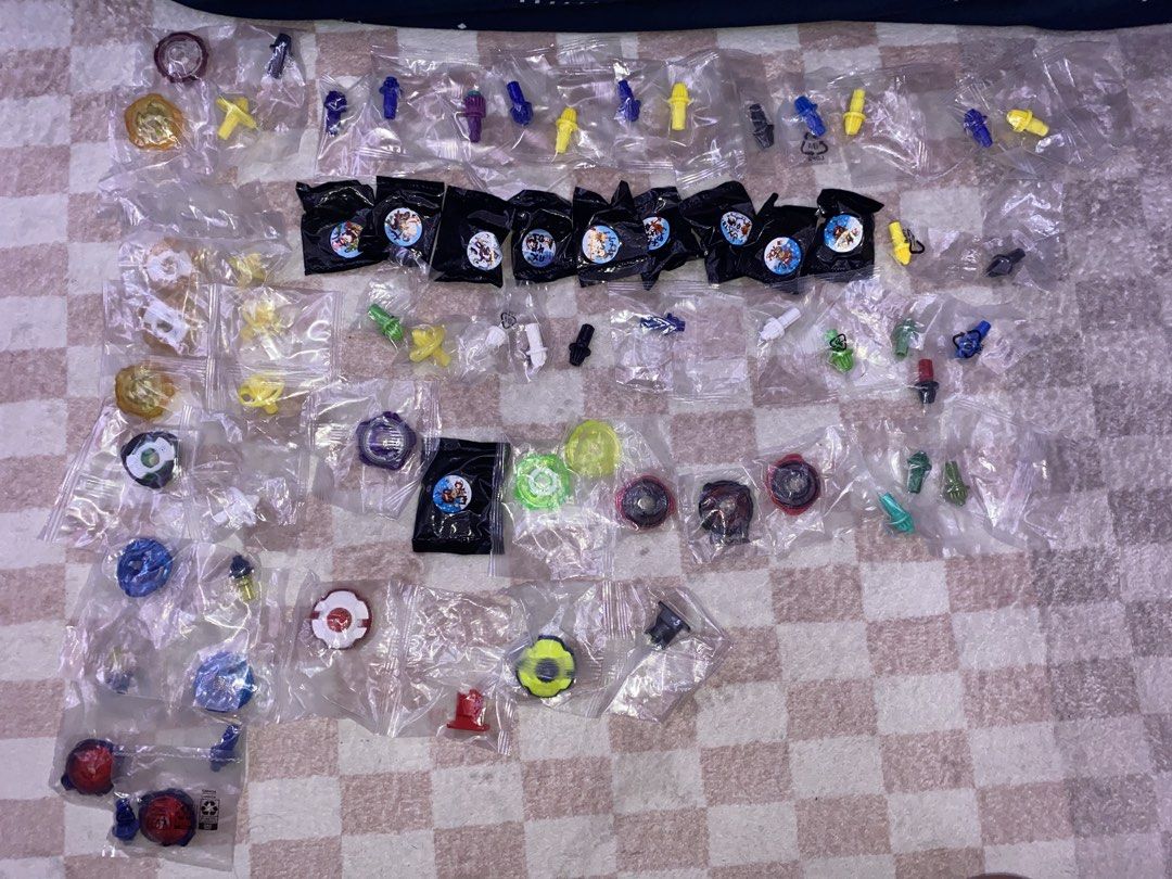 Beyblade X Assorted beys (Category: Action & Battle Toys) located in Pasig City. Submitted by bl5nk (Listing ID 1439064500, Image 3). Description: Decluttering 6,500 Mostly New Unsealed around 8-9/10 Blades - 67 Rachet - 25 Bits - 47 Whole bey Clear Cobalt Drake Pinagbuhatan, Pasig MOP : Maribank, GoTyme, Maya.