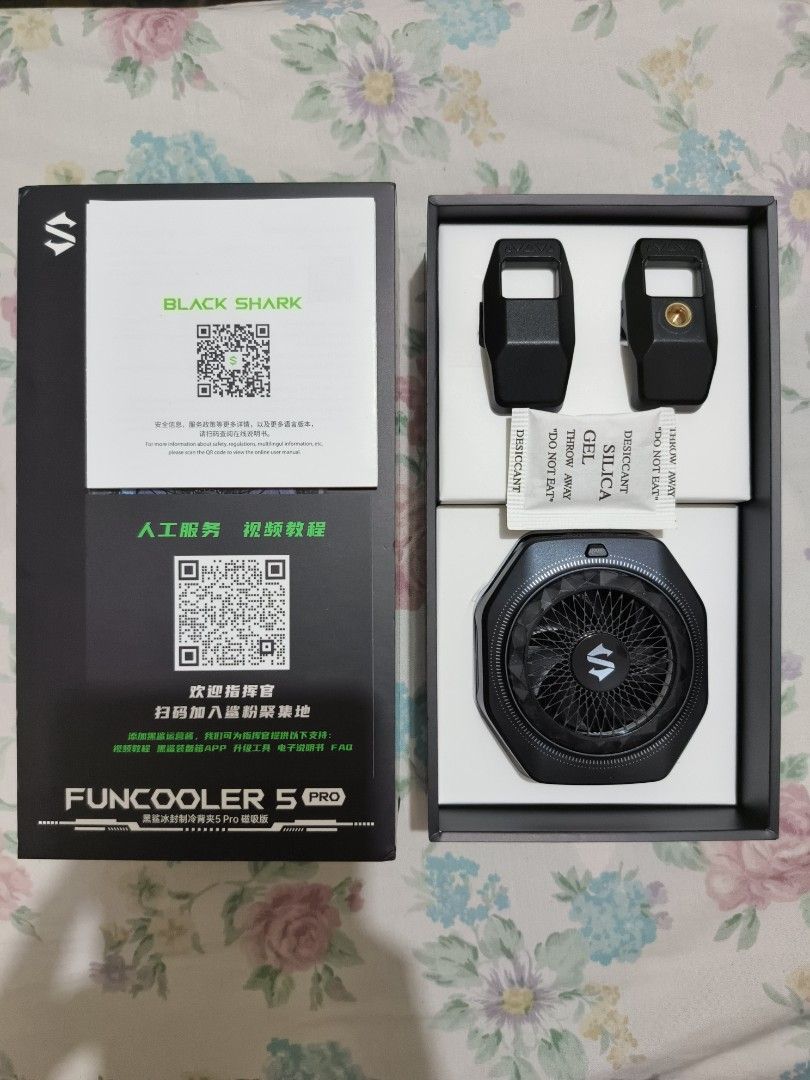 Black Shark FunCooler 5 Pro (Category: Other Accessories) located in Davao. Submitted by shawnexx (Listing ID 1438977344, Image 1). Description: Black Shark FunCooler 5 Pro (Black) ‎ ‎35W Ultra-Power TEC ‎-20°C Max Cooling Depth ‎18-Bead Customizable RGB ‎MagSafe + Detachable Grips ‎1/4" Nut for Tripods/Live ‎Complete set with box ‎ ‎📍 Location: Pag-asa St., Buhangin, Davao City ‎ ‎For ‎Sale/Swap/Trade ‎Pm/dm 📩.