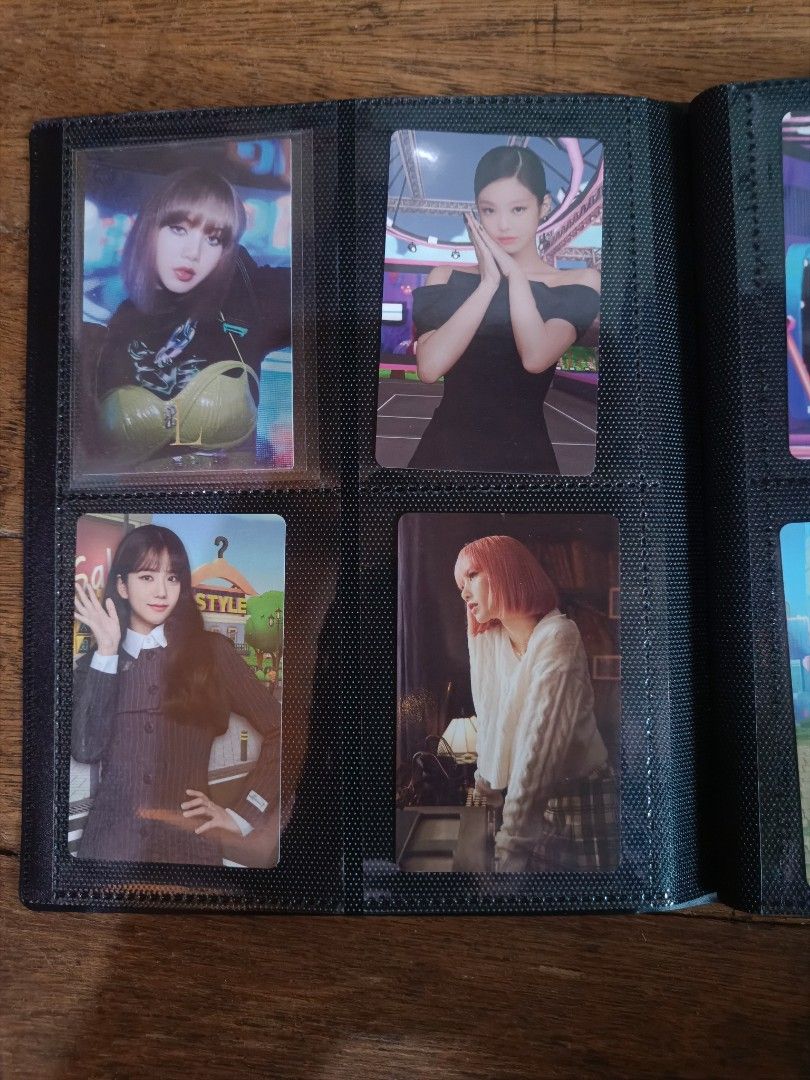Blackpink Photocards (Category: K-Wave) located in Pasig City. Submitted by lunaeshop (Listing ID 1438972576, Image 1). Description: - ₱30 each lang except (LALISA GOLD CARD ₱400) - All cards are sleeved - Loc: Pasig - Delivery: Lalamove/JNT on buyer's expenses.