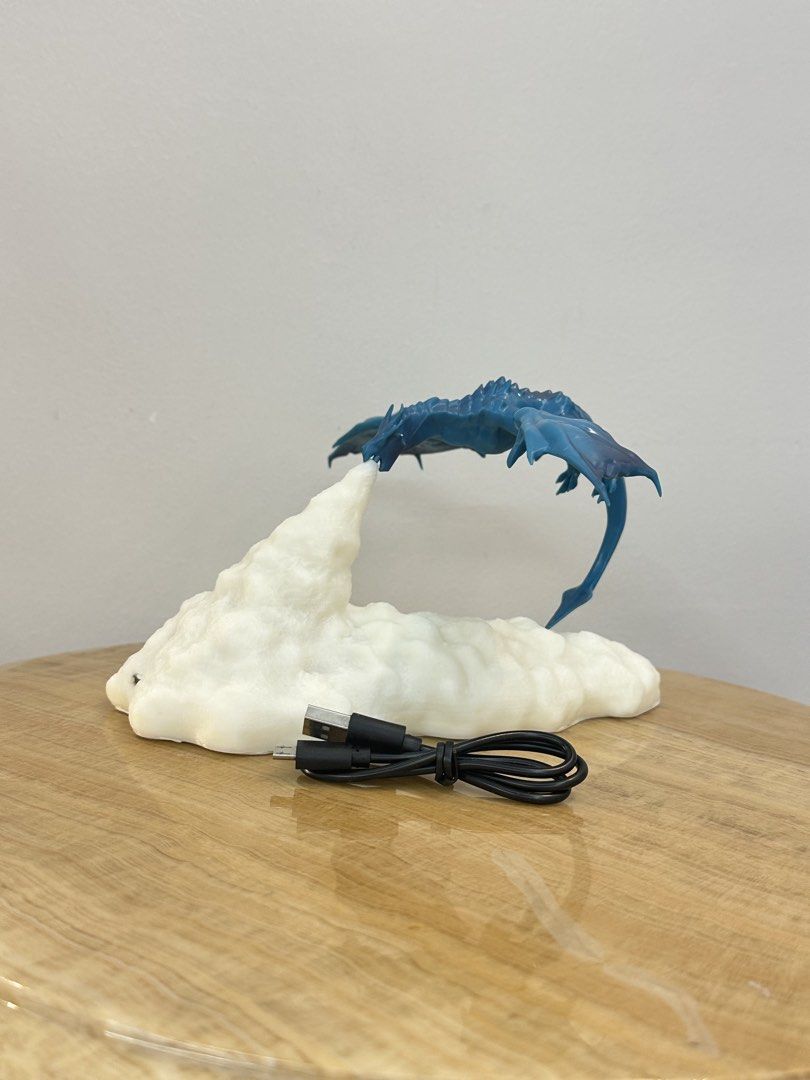 blue fire breathing dragon led light up lamp (Category: Lighting) located in Quezon City. Submitted by ch4rmmyk1tty (Listing ID 1439001738, Image 1). Description: - shipped with box - complete inclusions.