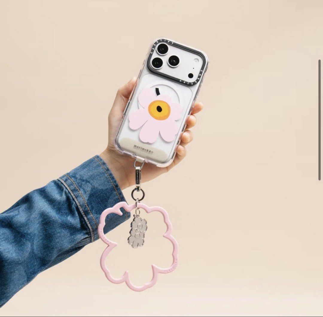 📦現貨🌸🌸📦CASETiFY Marimekko Unikko Jelly Wristlet, 女裝, 手袋及