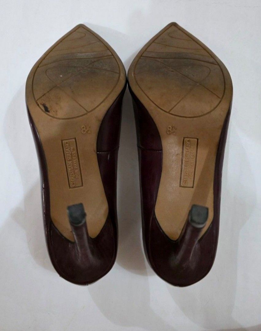 Christian Siriano Pointed Heels (Category: Heels) located in Naga. Submitted by wishiwushuu.1 (Listing ID 1439012830, Image 3). Description: - Christian Siriano heels - Rich burgundy color - Pointed toe design - Classic stiletto heel - Size 8.5 - Suitable for various occasions.