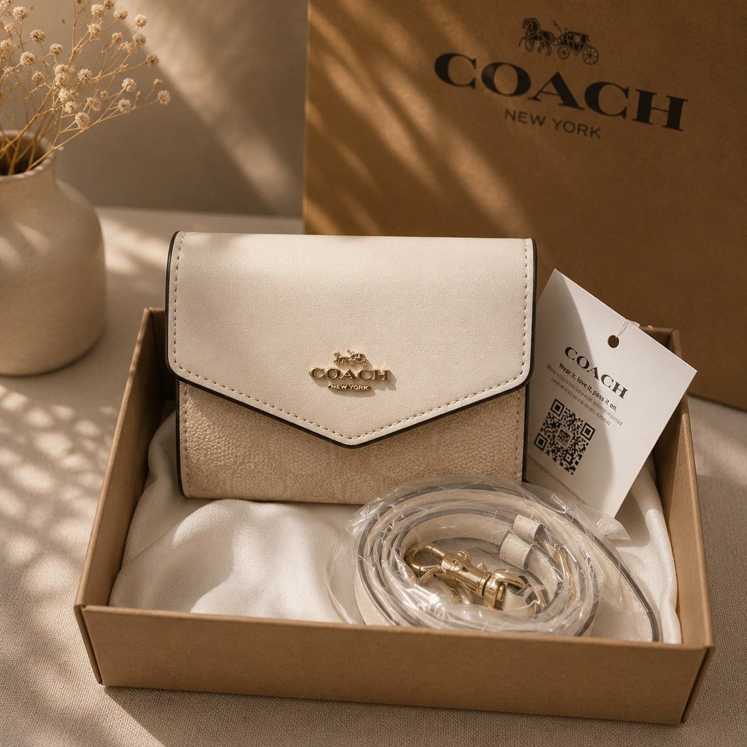 coach sling wallet (Category: Luxury Bags & Wallets) located in Paranaque City. Submitted by maidaluxph_star (Listing ID 1439002471, Image 2). Description: Coach sling wallet Comes with complete inclusion .