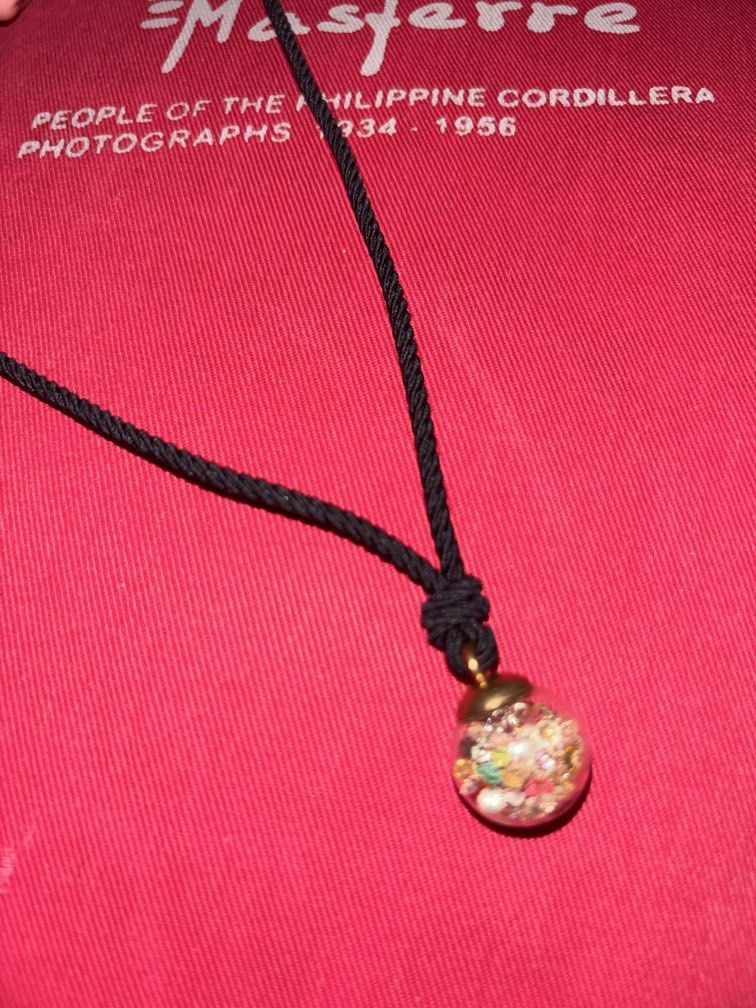 Colorful crystal ball necklace (Category: Bracelets) located in Manila. Submitted by vintageaccessories (Listing ID 1438970465, Image 3). Description: .
