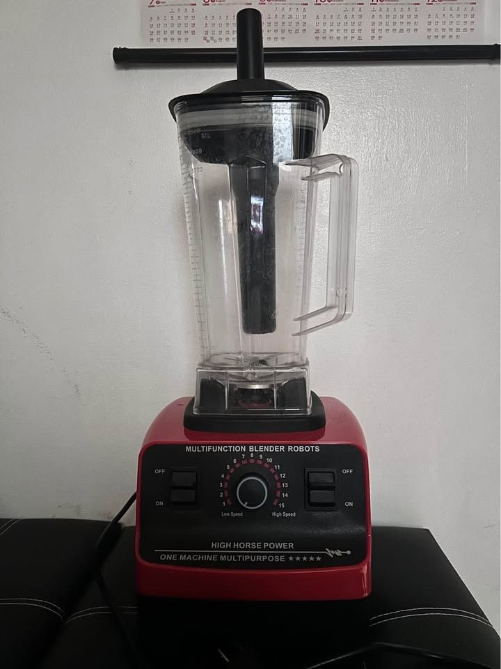 Commercial Grinder Blender (Category: Juicers, Blenders & Grinders) located in Manila. Submitted by guyleavila (Listing ID 1438940473, Image 1). Description: • Capacity: 2 Liters • Voltage: 220V / 50 Hz • Dimensions: 280x205x372mm • Stainless steel blades • No issues, still in good condition • Used for 2 months for ice scramble • PM for more details!! RFS: Not using anymore MOP: Cash/Gcash LOC: Mandaluyong city Meet up Kalentong and JRU only or L