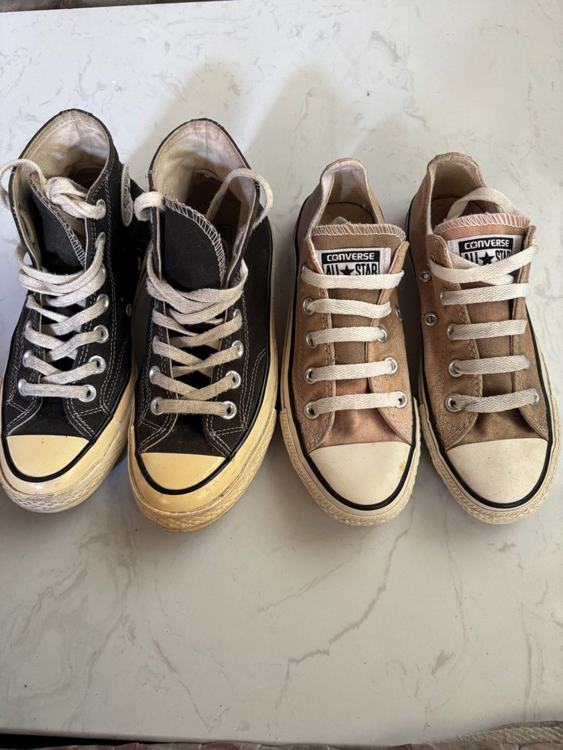 Converse Sneakers (Category: Sneakers) located in Bacolod City. Submitted by keel_08 (Listing ID 1438896295, Image 1). Description: 300 each, get both for 500 Both size 5.5 Womens Still in good condition Needs cleaning +sf.