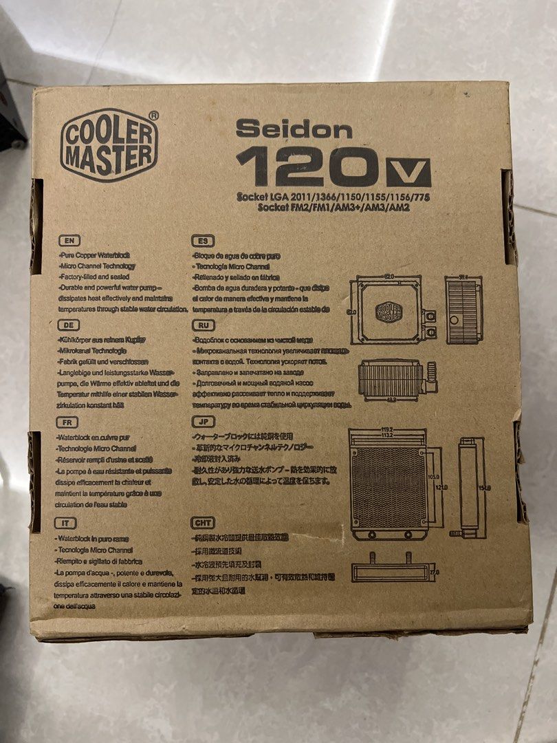 Cooler Master Seidon 120V Liquid CPU Cooler459546562292633602