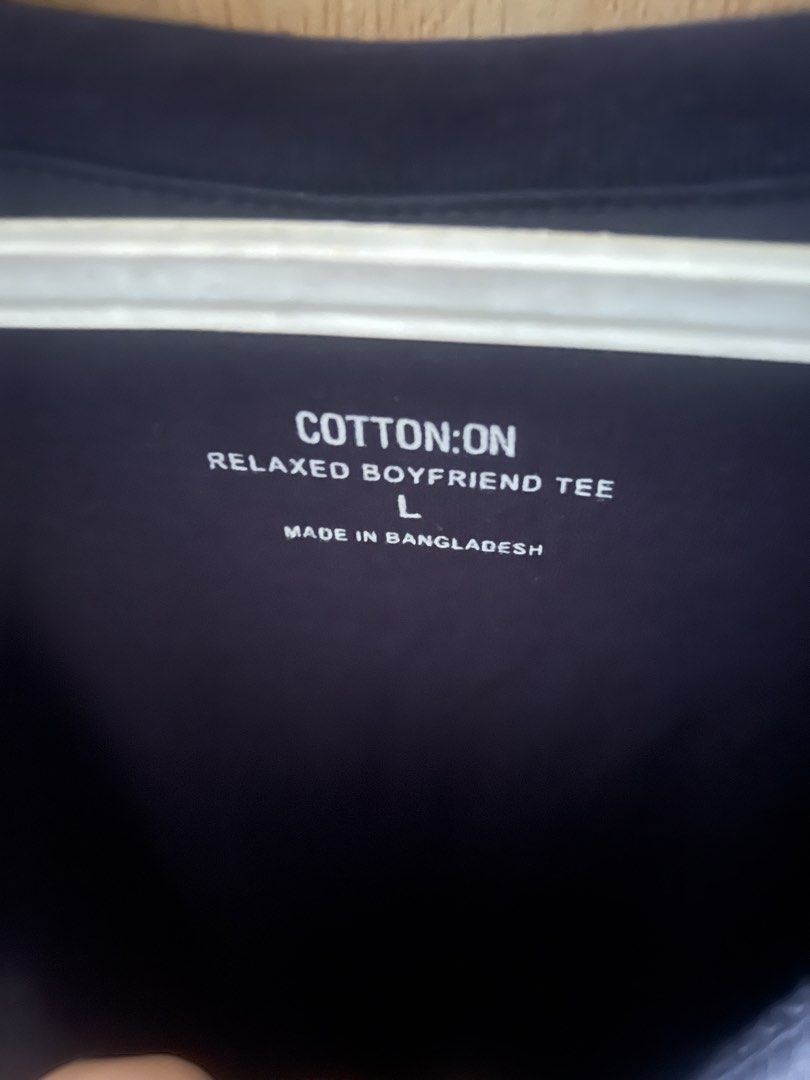 Cotton On Negroni Graphic Tee - Size L (Category: Shirts) located in San Juan City. Submitted by jt066 (Listing ID 1439033626, Image 2). Description: - Cotton On relaxed boyfriend tee - Features a Negroni graphic - Navy blue color - Size: Large .
