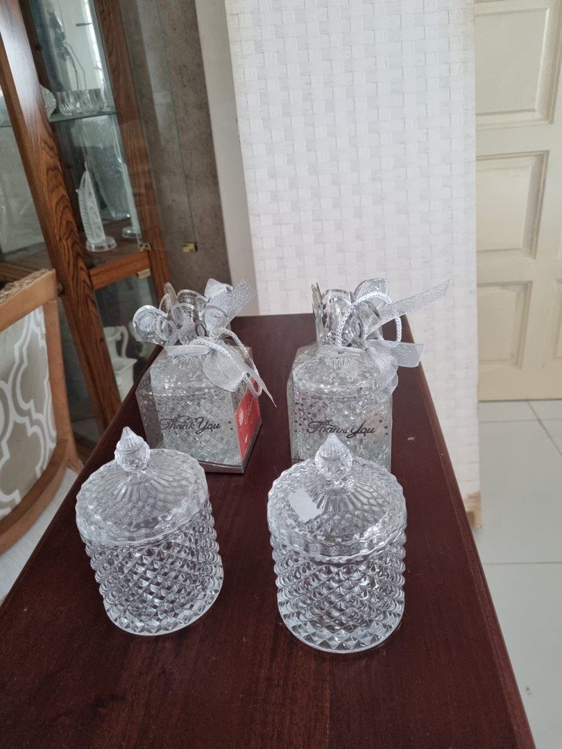 Crystal Candy Jars with Lids - New459269979788421121