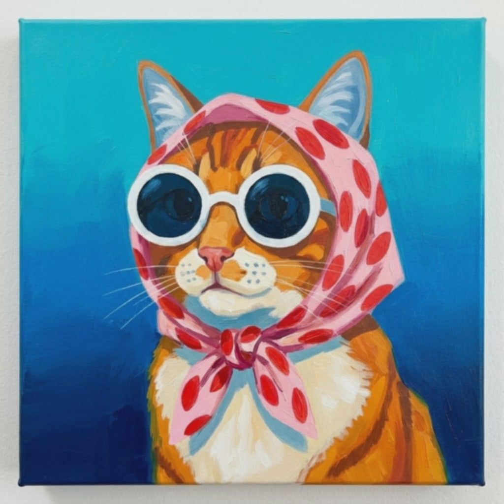 Customized Pet portrait (Category: Art & Prints) located in Malabon City. Submitted by sharu.ariza (Listing ID 1439033868, Image 2). Description: Medium: Acrylic on wooden framed canvas, varnished. Dimensions: 12"x12" (30cm x 30cm) With Certificate of Authenticity.