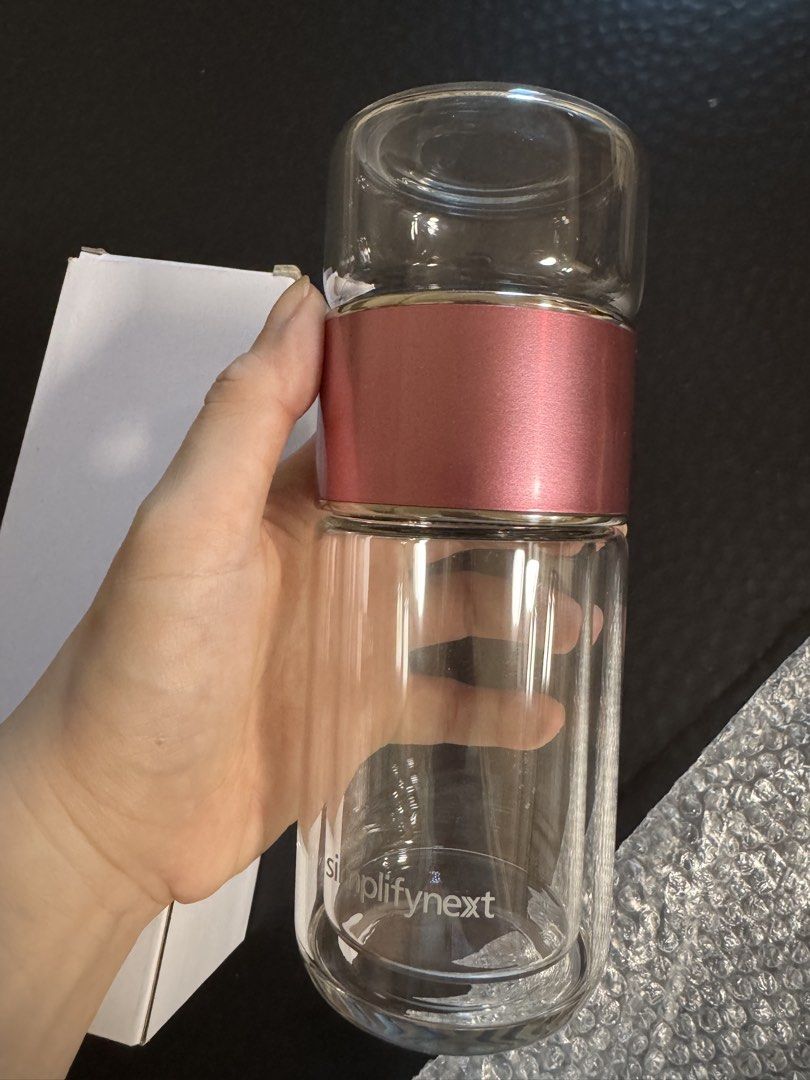 Double-Walled Glass Water Bottle 300ml459028755015936000