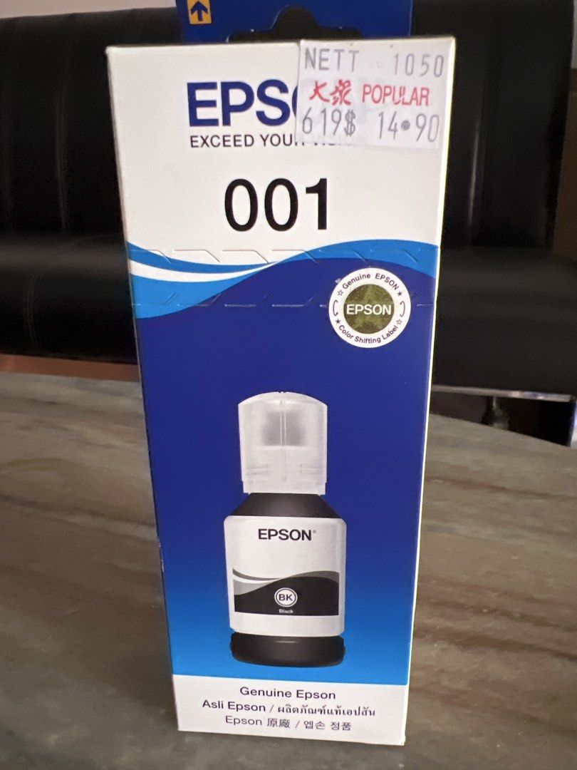 Epson 001 Black Ink Bottle459200384415846401