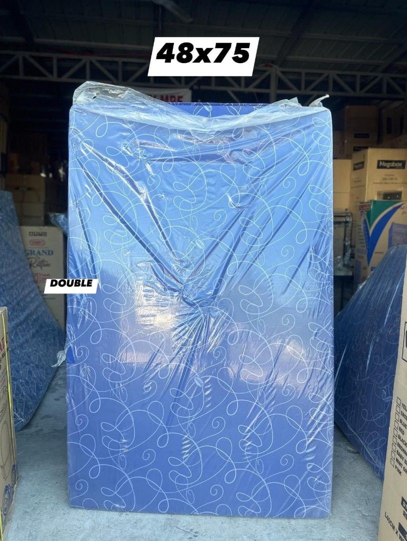 Foam Mattress - Single, Double, Full Double, Queen, King (Category: Bed Frames & Mattresses) located in Manila. Submitted by shairatorres (Listing ID 1439066868, Image 2). Description: URATEX FOAM AVAILABLE ONHAND 📢 Semi single ✅ Single ✅ Semi double ✅ double ✅ Family size ✅ Queen size ✅ For pick up and Delivery Tuesday - Sunday Operating hours: 9:00am - 5:30pm For inquiries: 📱 0953-810-3736 (SHAI).