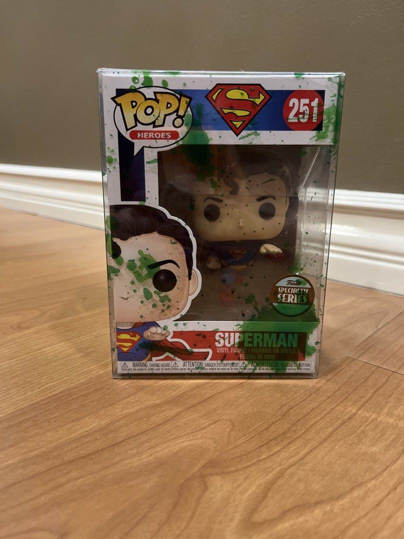 Funko Pop! Superman Specialty Series #251 (Category: Designer & Blind Box Toys) located in Makati City. Submitted by latenightcheckout (Listing ID 1438980086, Image 1). Description: - Funko Pop! Superman figure - Mint in box with specialty protector - Specialty Series edition (#251).