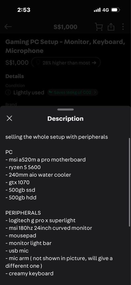 Gaming PC Setup - Monitor, Keyboard, Microphone459741121793894401
